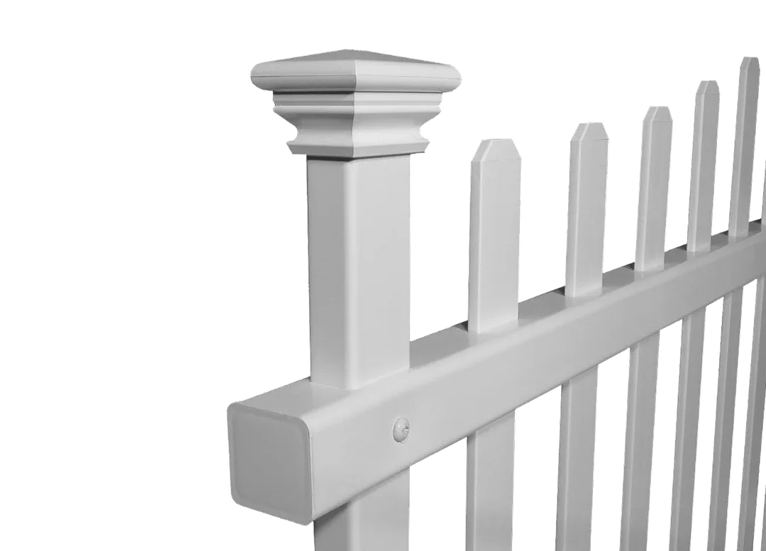 Zippity Outdoor Products Ashley 2 Panels 2.5-ft H x 3-ft W White Vinyl Scallop Fence Panel (Unassembled), photo 5 of 7