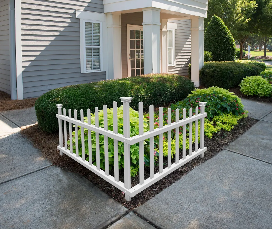 Zippity Outdoor Products Ashley 2 Panels 2.5-ft H x 3-ft W White Vinyl Scallop Fence Panel (Unassembled), photo 2 of 7