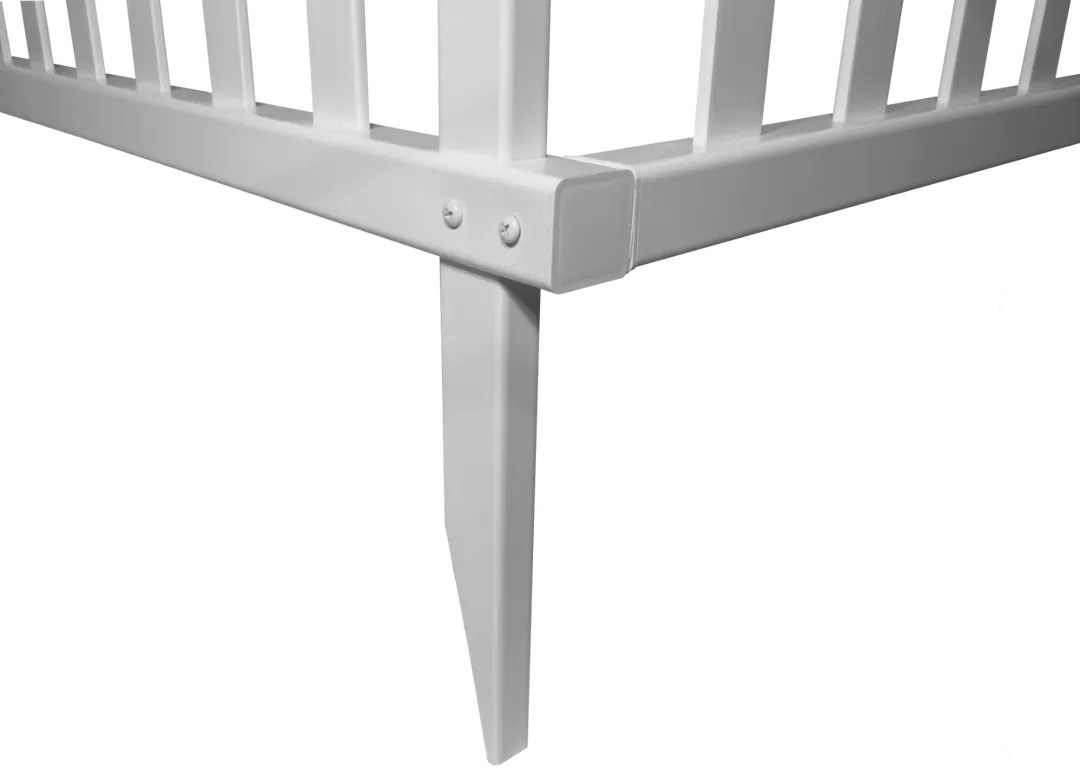 Zippity Outdoor Products Ashley 2 Panels 2.5-ft H x 3-ft W White Vinyl Scallop Fence Panel (Unassembled), photo 4 of 7