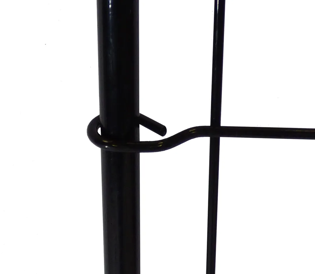 Zippity Outdoor Products 5 Panels 2-ft H x 2-ft W Black Galvanized Iron Scallop No Dig Garden Fence Panel, photo 3 of 6