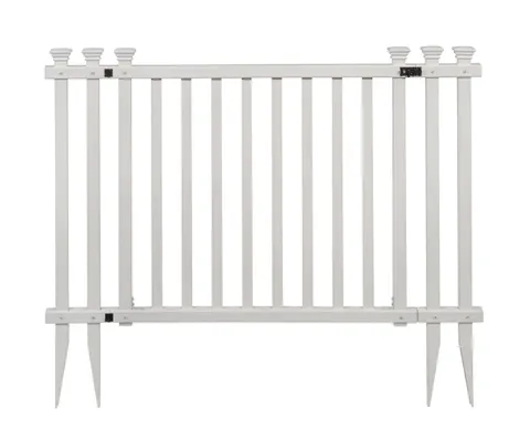 Baskenridge 3-ft White Vinyl Fence Gate Kit