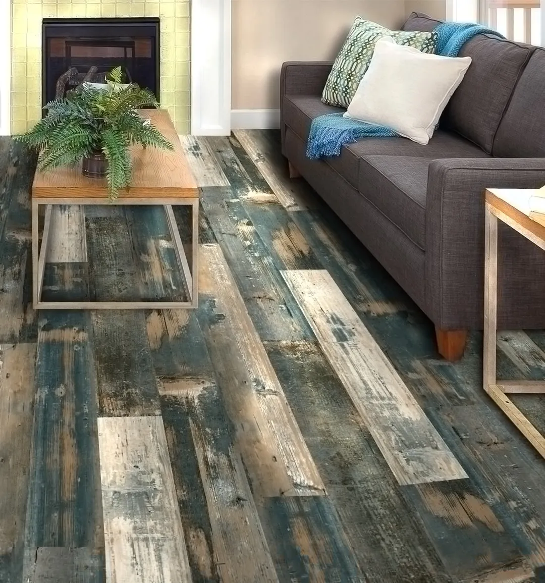 Deco Products COLORS Swing Mixed Luxury Vinyl Plank Flooring, 6-in x 36-in, 20-Piece Case, photo 16 of 21