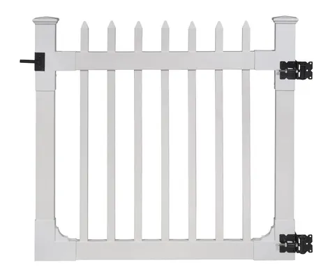 WamBam Vinyl Flat-top Fence Gate Kit