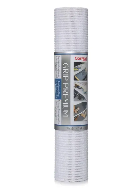 Grip Premium Bright White 18 in deep · 96 in long Non-Adhesive Shelf And Drawer Liner
