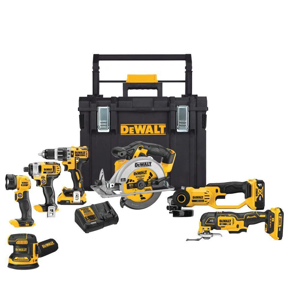 DEWALT 20-Volt Max Lithium-Ion Cordless Combo Kit (10-Tool) w/ (2) Batteries 2.0Ah, Charger & Tool Bag, photo 28 of 41