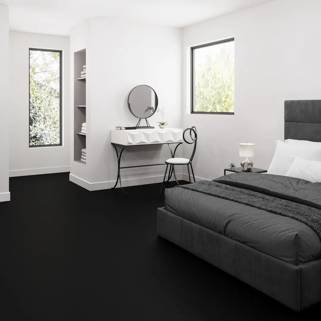Lucida USA Maxcore Piano Black 28-mil x 7-3/32-in W x 48-in L Waterproof Interlocking Luxury Vinyl Plank Flooring (24.5-sq ft/ Carton), photo 13 of 19