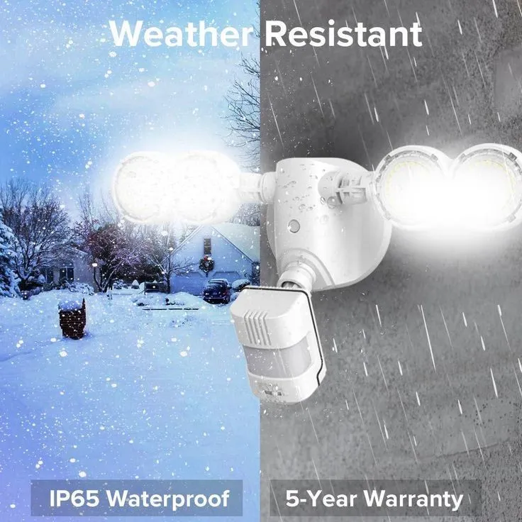 SANSI 30-Watt 4000 Lumens 180-Degree White Motion Sensor Outdoor Integrated LED 5000K Waterproof Dusk to Dawn Flood Light, photo 6 of 7