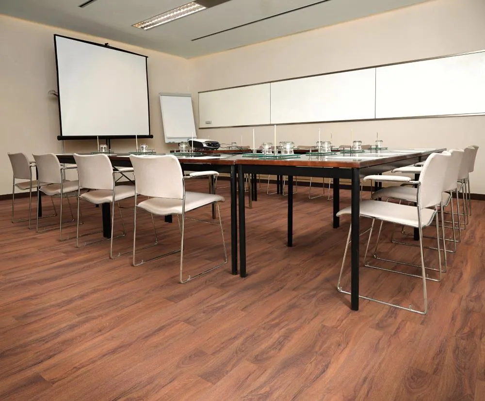 Shaw Cosmopolitan Fiery Brown 6-in Wide x 2-mm Thick Water Resistant Luxury Vinyl Plank Flooring (53.93-sq ft), photo 4 of 8