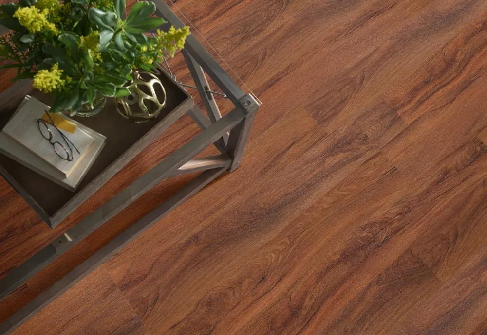 Shaw Cosmopolitan Fiery Brown 6-in Wide x 2-mm Thick Water Resistant Luxury Vinyl Plank Flooring (53.93-sq ft), photo 7 of 8