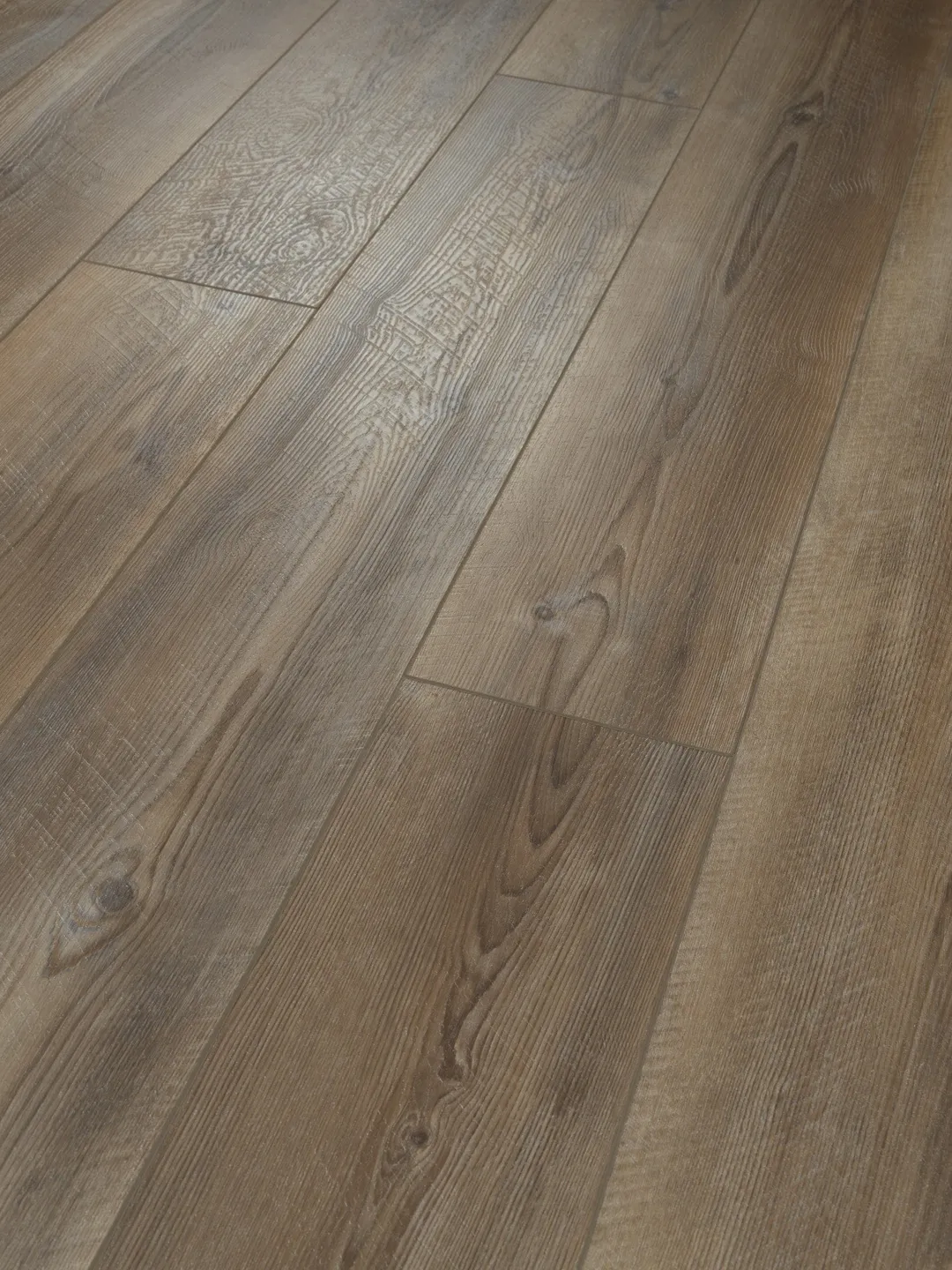 Shaw Prismatic Plus Lenawee Brown 20-mil x 7-in W x 48-in L Waterproof Interlocking Luxury Vinyl Plank Flooring (18.91-sq ft/ Carton), photo 3 of 9
