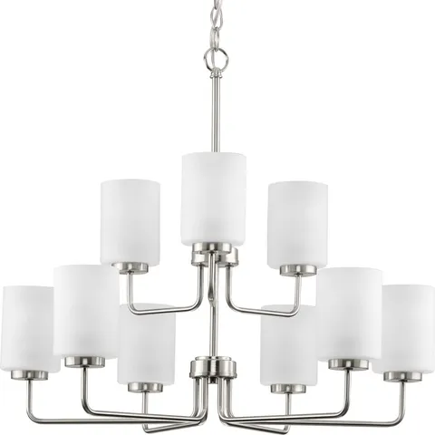 Merry 9-Light Brushed Nickel Chandelier