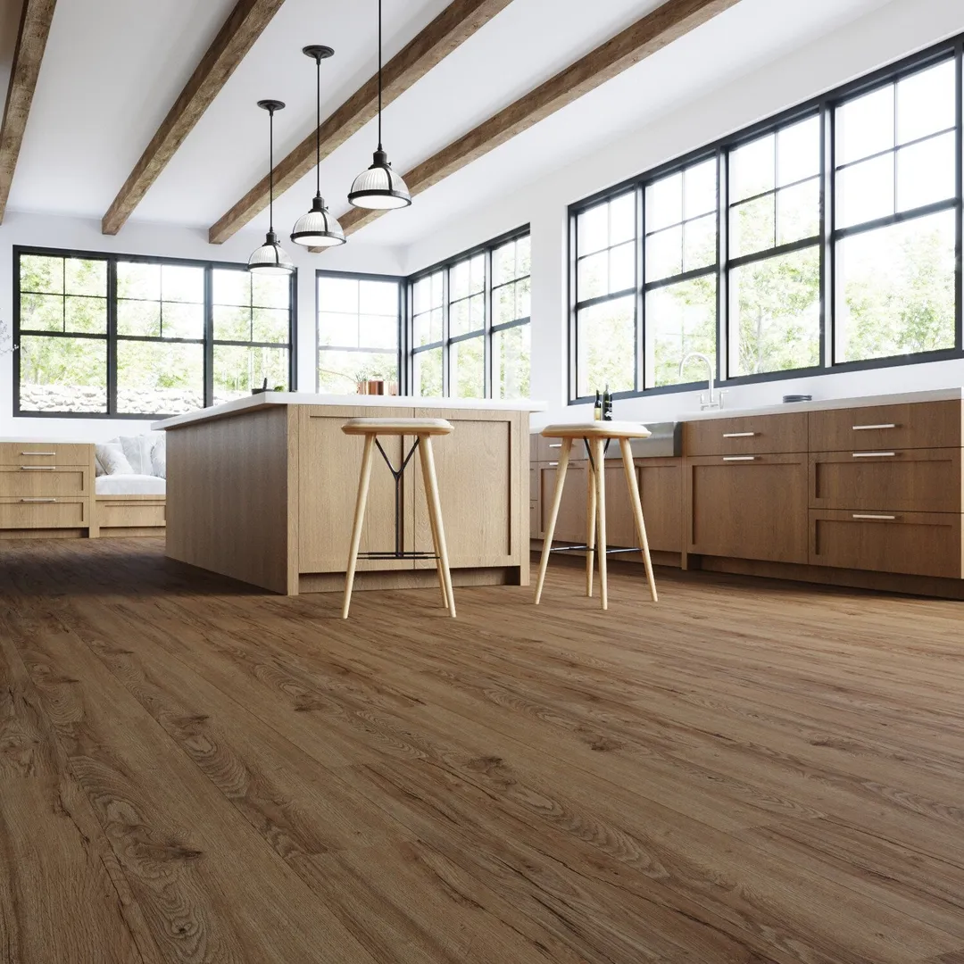 Lucida USA Maxcore Pioneer Oak Brown 28-mil x 7-3/32-in W x 48-in L Waterproof Interlocking Luxury Vinyl Plank Flooring (24.5-sq ft/ Carton), photo 6 of 10