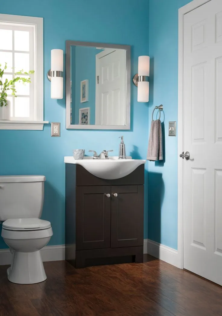 Style Selections Euro 24-in White Single Sink Bathroom Vanity with White Cultured Marble Top, photo 4 of 10