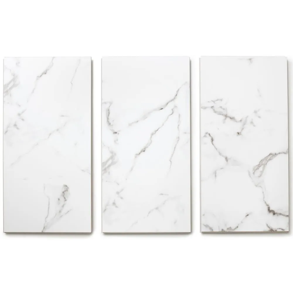 Lucida USA Terracore Calacatta Gray 22-mil x 12-in W x 24-in L Waterproof Interlocking Luxury Vinyl Plank Flooring (16-sq ft/ Carton), photo 12 of 18
