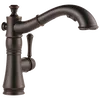Delta Cassidy Venetian Bronze 1-Handle Deck-Mount Pull-Out Handle Kitchen Faucet, photo 2 of 4