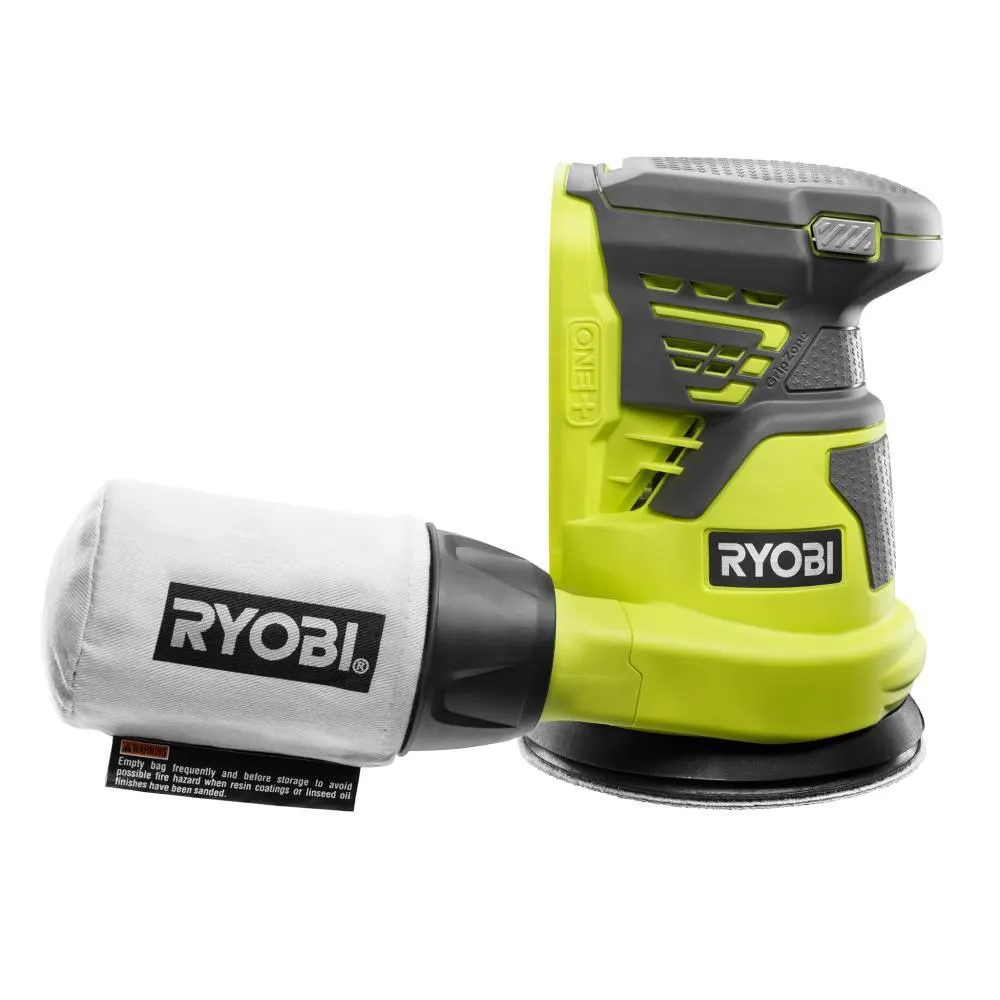 RYOBI 18V ONE+ Cordless 18-Gauge Brad Nailer and 5 in. Random Orbit Sander Combo Kit with (1) 1.5 Ah Battery and Charger, photo 5 of 14