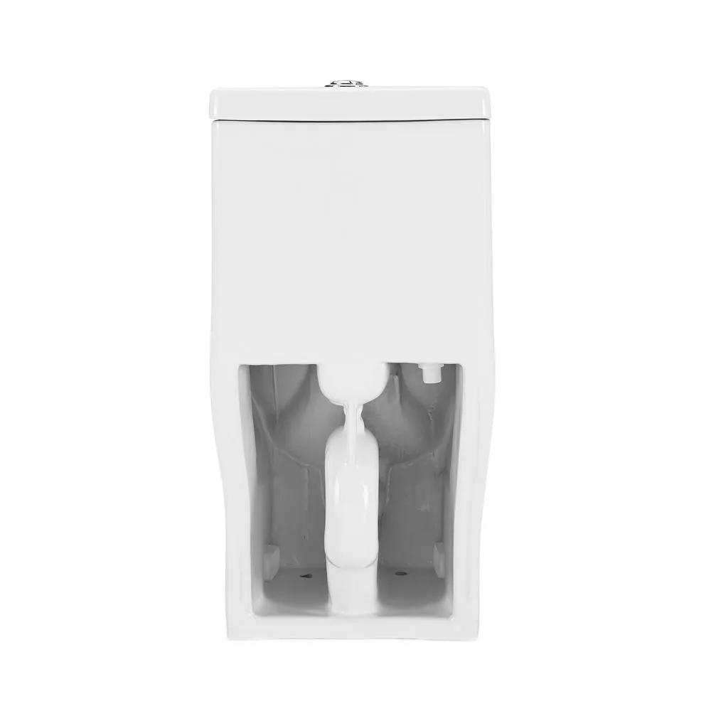 Sublime II 1-Piece 0.8/1.28 GPF Dual Flush Elongated Toilet in White, photo 7 of 13