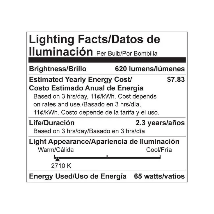 Philips 65-Watt BR30 Incandescent DuraMax Dimmable Flood Light Bulb (3-Pack), photo 2 of 7
