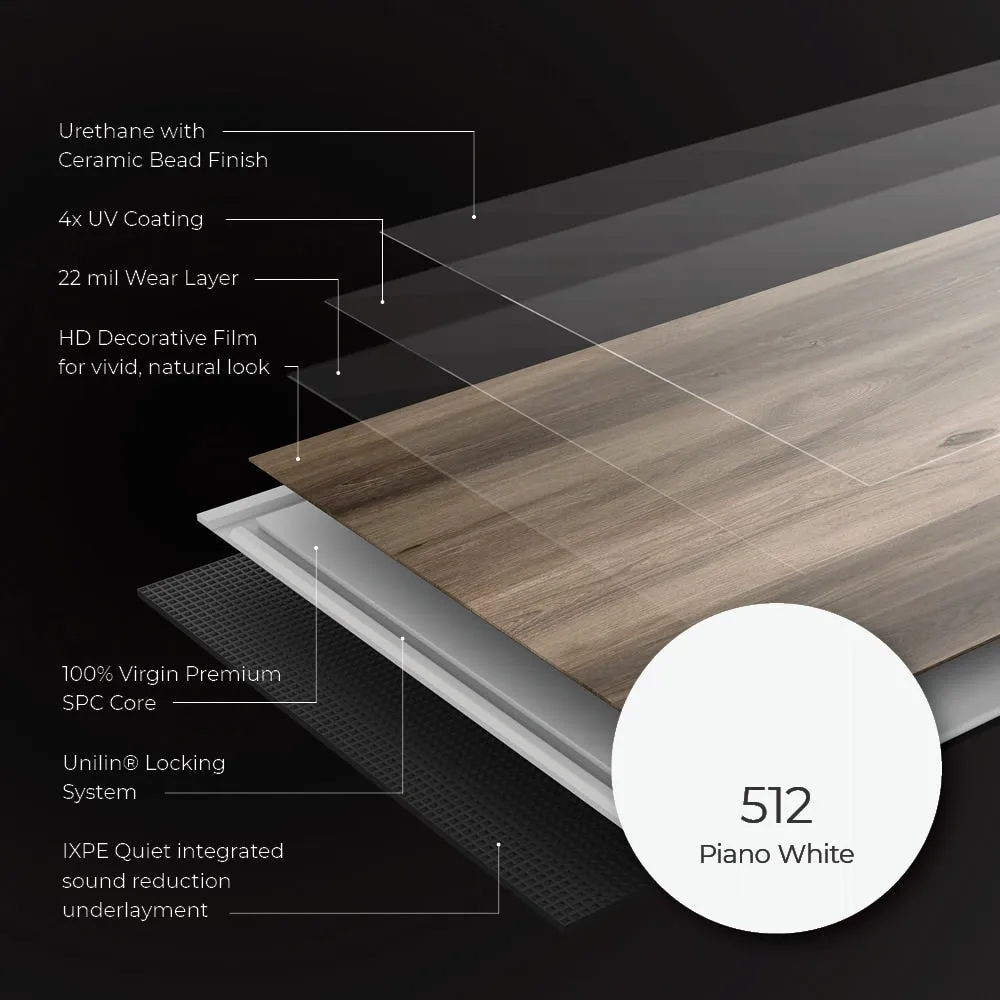 Lucida USA Maxcore Tourmaline Gray 28-mil x 7-1/2-in W x 48-in L Waterproof Interlocking Luxury Vinyl Plank Flooring (24.5-sq ft/ Piece), photo 6 of 8