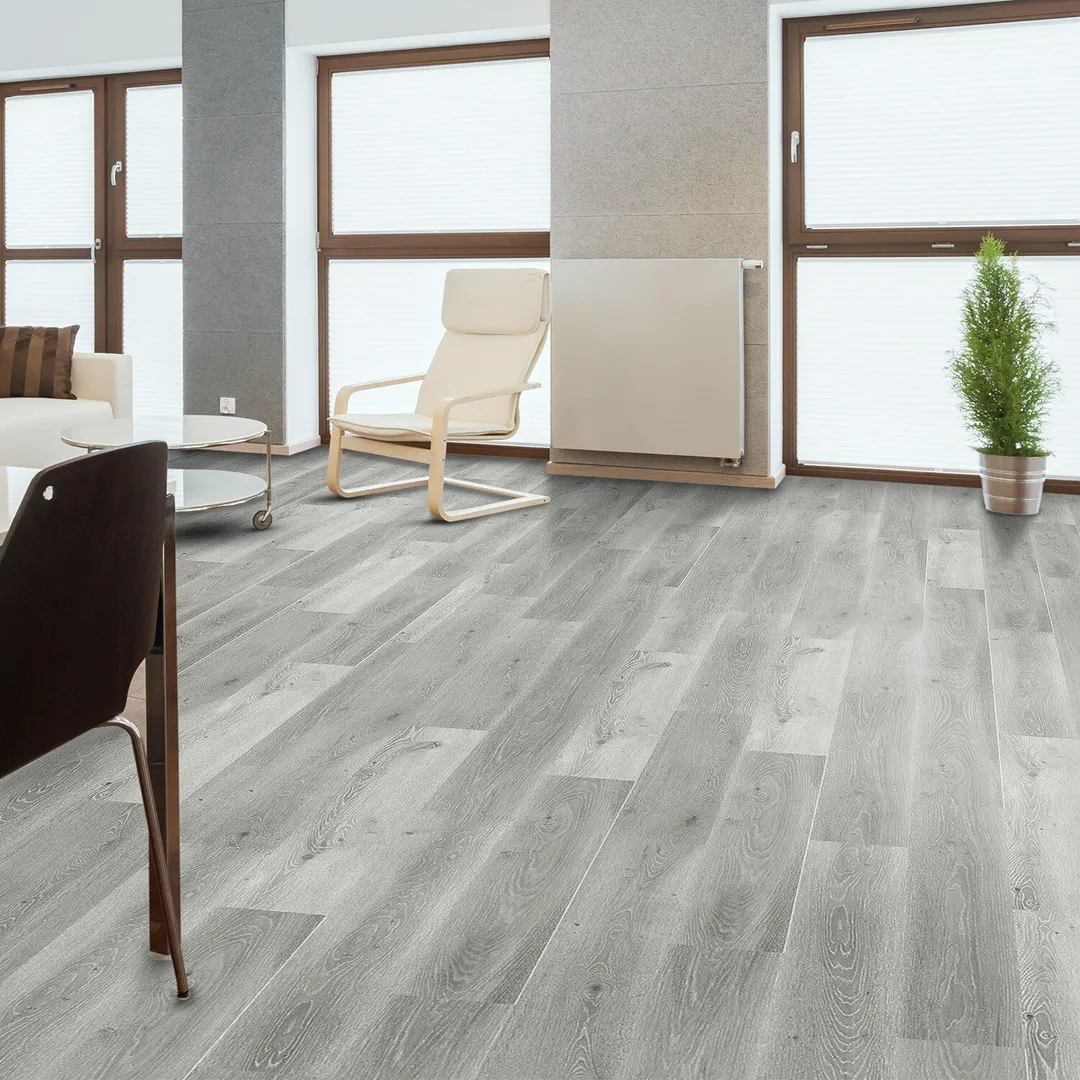 Lucida USA Maxcore Dolomite Gray 28-mil x 7-3/32-in W x 48-in L Waterproof Interlocking Luxury Vinyl Plank Flooring (24.5-sq ft/ Carton), photo 8 of 10