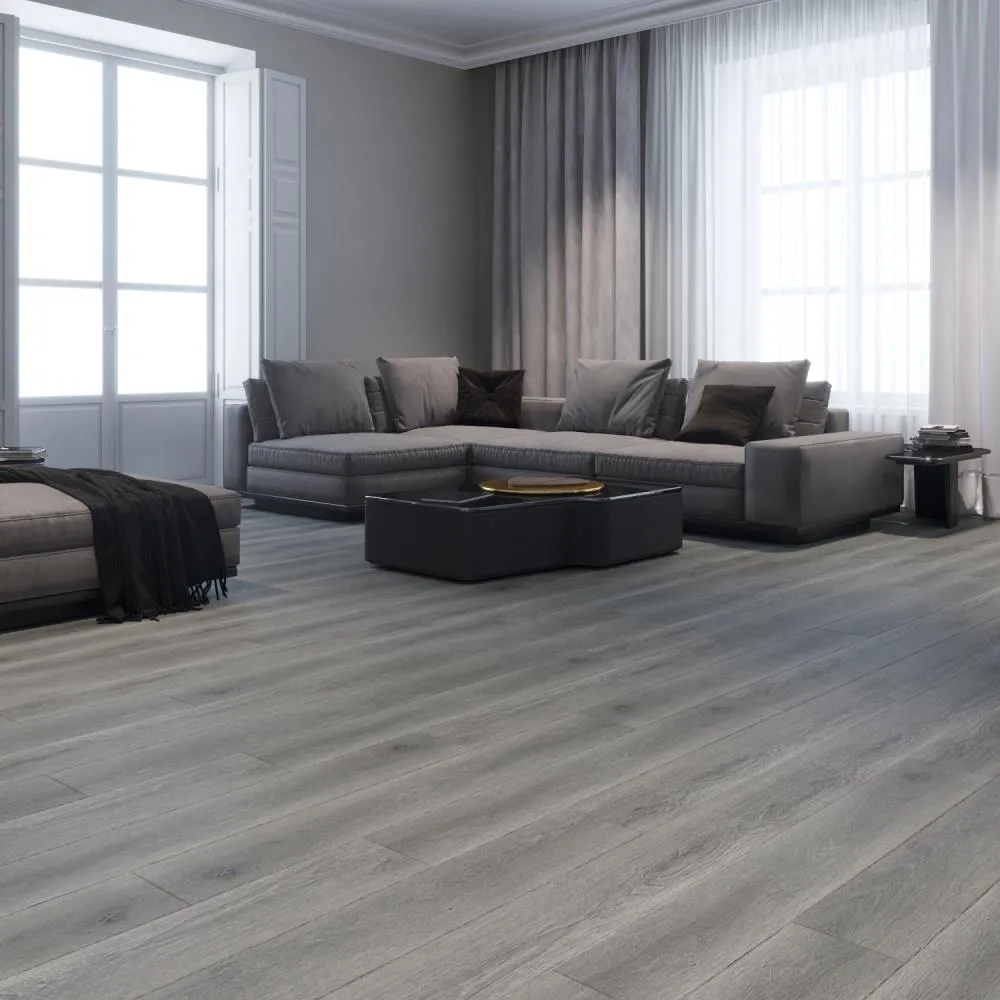 Lucida USA MaxCore Pro Stormcloud Gray 20-mil x 7-3/32-in W x 48-in L Waterproof Interlocking Luxury Vinyl Plank Flooring (24.5-sq ft/ Carton), photo 8 of 9