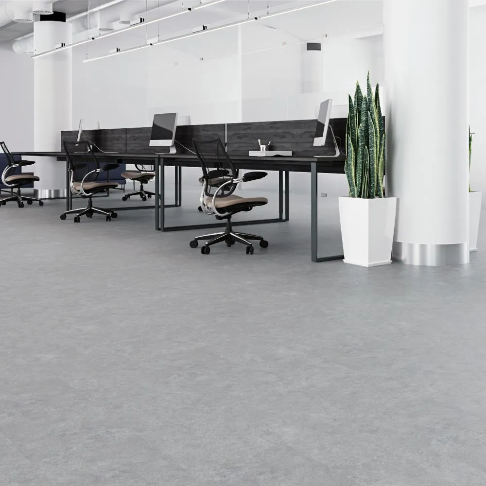 Lucida USA Terracore Holland Gray 22-mil x 12-in W x 24-in L Waterproof Interlocking Luxury Vinyl Plank Flooring (16-sq ft/ Carton), photo 15 of 17