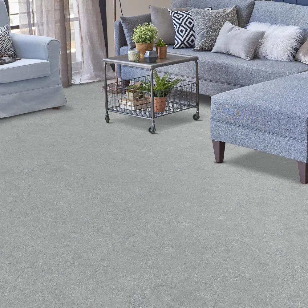 Lucida USA Terracore Holland Gray 22-mil x 12-in W x 24-in L Waterproof Interlocking Luxury Vinyl Plank Flooring (16-sq ft/ Carton), photo 14 of 17
