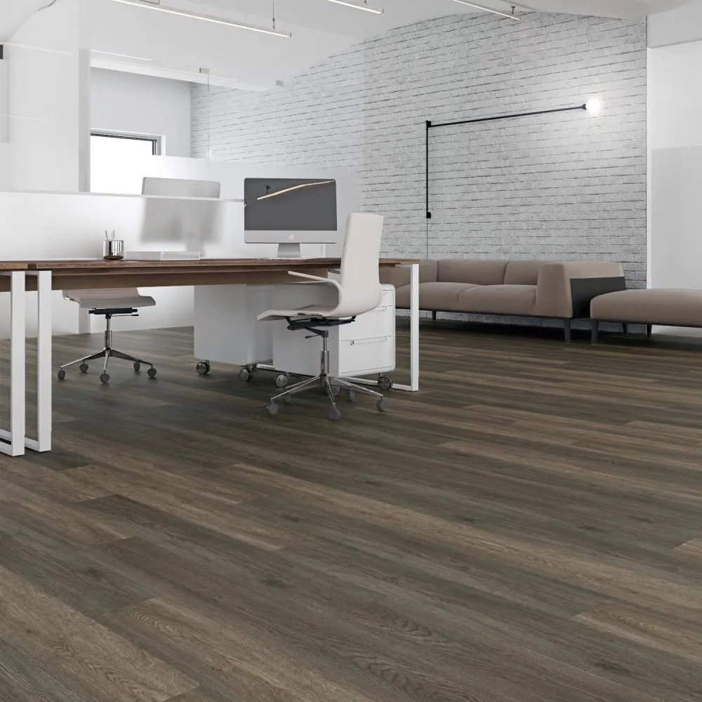 Lucida USA TruCore Bark 7-3/32-in W x 48-in L x 4-4/5-mm Waterproof Interlocking Luxury Vinyl Plank Flooring, 20-mil Wear Layer (24.5-sq ft Carton), photo 8 of 8