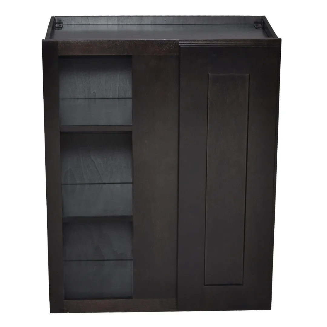 Design House Brookings 24-in W x 36-in H x 12-in D Espresso Maple Blind Corner Wall Ready To Assemble Plywood Cabinet (Recessed Panel Shaker Style), photo 10 of 20