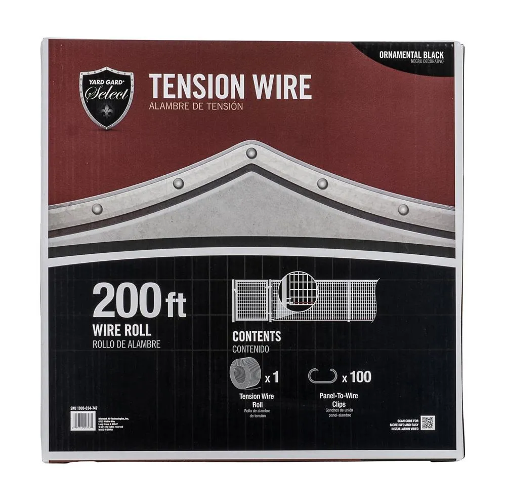 Yardgard Select 17.5-in Black Steel Tension Wire For Metal Fence, photo 3 of 5