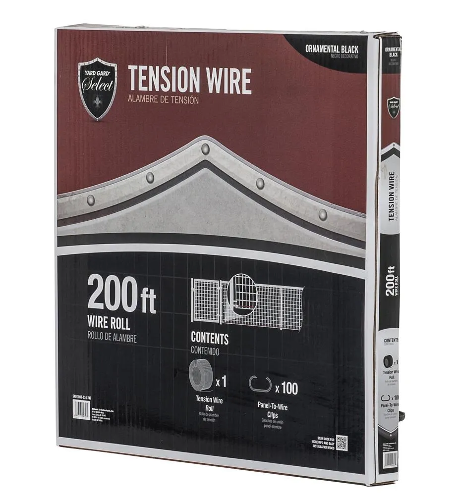 Yardgard Select 17.5-in Black Steel Tension Wire For Metal Fence, photo 5 of 5