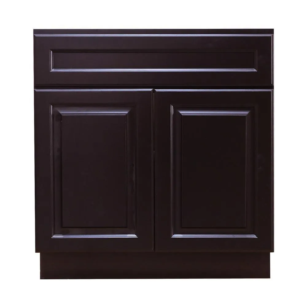 42 in. W x 21 in. D x 34.5 in. H Ready to Assemble Vanity Cabinet with 2-Doors Classic White, photo 12 of 16