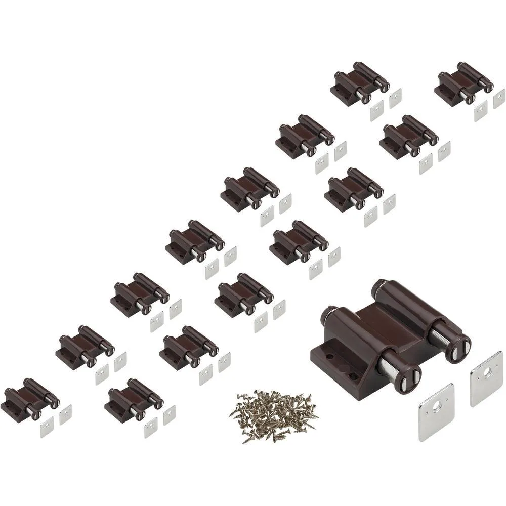 Brown Double Magnetic Door Touch Latch Value Pack (15-Pack), photo 5 of 6