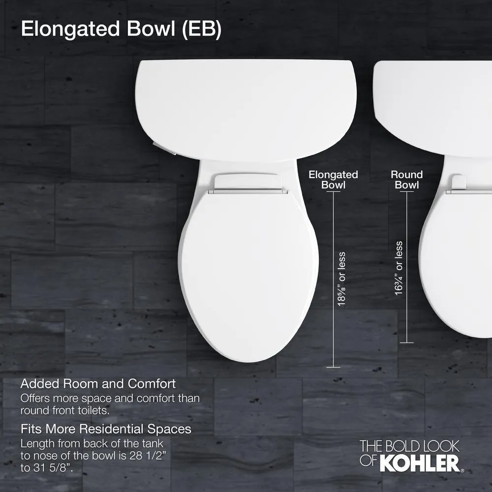 Santa Rosa Comfort Height 1-Piece 1.28 GPF Single Flush Compact Elongated Toilet with AquaPiston Flush in White, photo 4 of 21