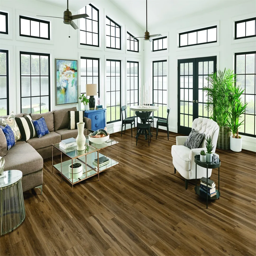 Armstrong Flooring Empower Flaxen Field 9-in W x 72-in L x 7-mm Waterproof Interlocking Luxury Vinyl Plank Flooring (18.19-sq ft/carton), photo 2 of 6