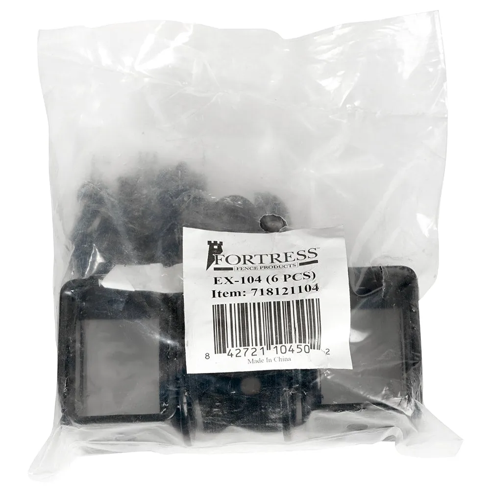 Fortress Building Products Versai 1-in Gloss Black Metal Fasteners For Metal Fence 6-Pack, photo 2 of 4