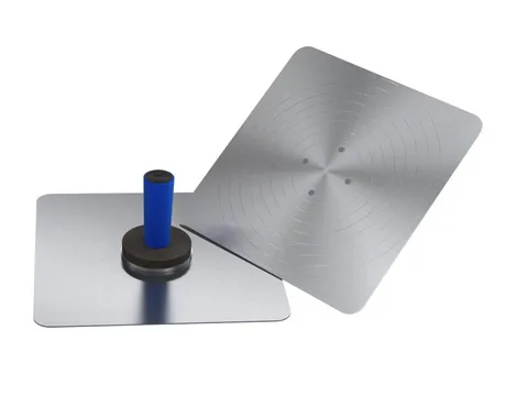 Aluminum Drywall Hawk with 13 × 13 in Size and 5-in Comfort Grip Handle - 1-Year Warranty