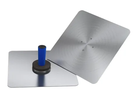 Aluminum Drywall Hawk with 13.5 × 13.5 in Size and 5-in Comfort Grip Handle