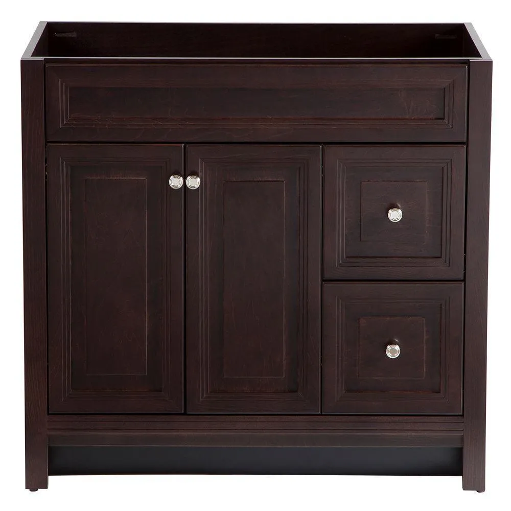 Brinkhill 36 in. W x 34 in. H x 22 in. D Bath Vanity Cabinet Only in Flagstone, photo 21 of 28