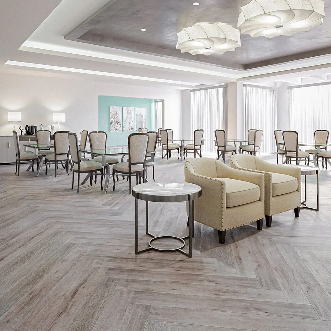 Artmore Tile Loseta Wood Look Ash 28.0-mil x 6-in W x 48-in L Waterproof Glue Down Luxury Vinyl Plank Flooring ( 36.0-sq ft Per Carton ), photo 5 of 8