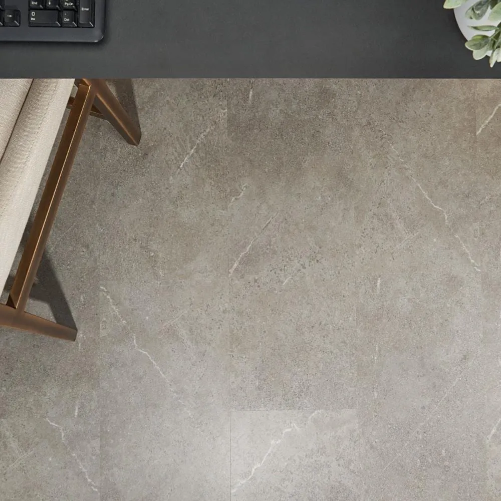 Artmore Tile Rogue Sandstone 28-mil 12-in W x 24-in L Waterproof Interlocking Vinyl Tile, photo 4 of 12