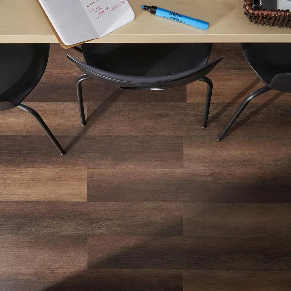 Artmore Tile Rogue 12-mil 6-in W x 48-in L Waterproof Interlocking Vinyl Plank, photo 18 of 20