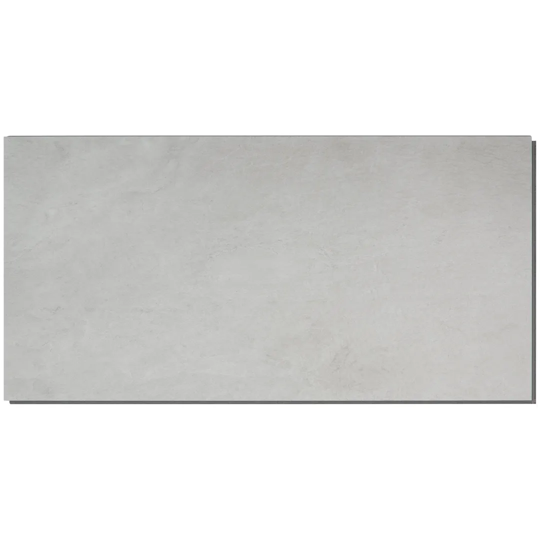Artmore Tile Light Gray 28.0-mil x 12-in W Waterproof Click Lock Stone look Luxury Vinyl Tile Flooring ( 23.45-sq ft Carton ), photo 7 of 10