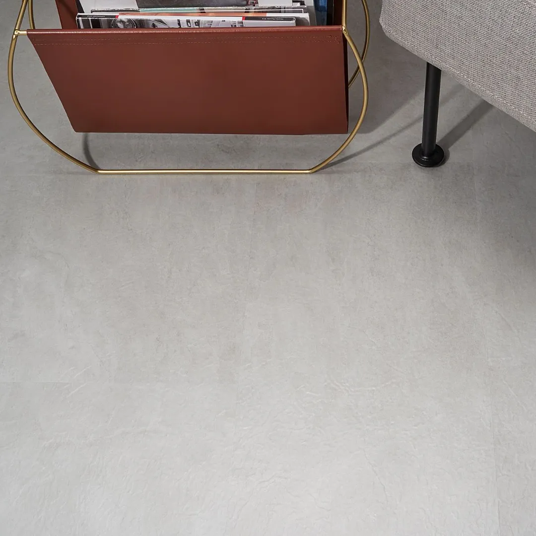Artmore Tile Light Gray 28.0-mil x 12-in W Waterproof Click Lock Stone look Luxury Vinyl Tile Flooring ( 23.45-sq ft Carton ), photo 2 of 10