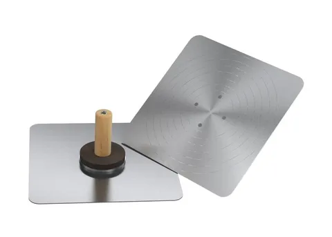 12-Inch Aluminum Drywall Hawk with 5-Inch Wood Handle and Callous Preventer