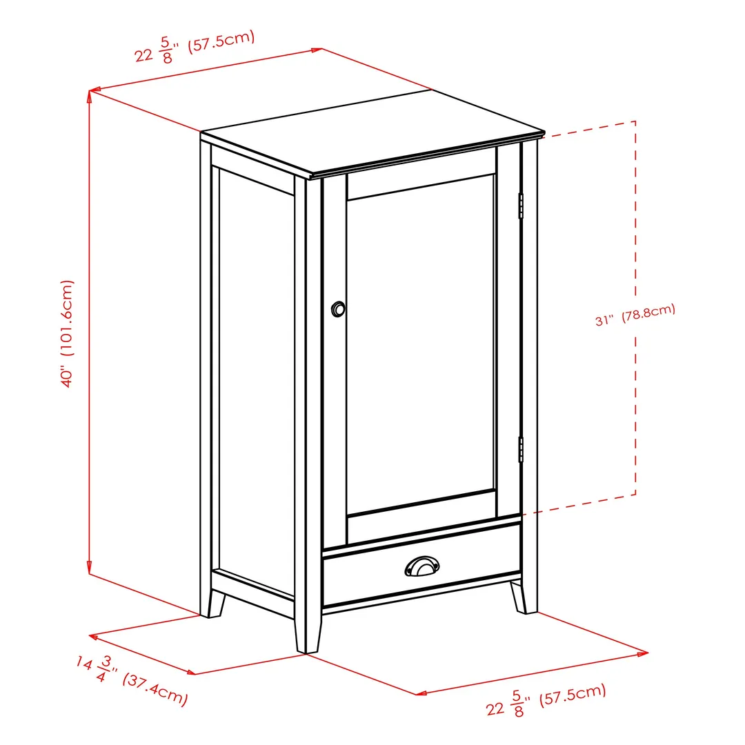 Winsome Wood 25-Bottle Espresso Wood Wine Cabinet, photo 8 of 10