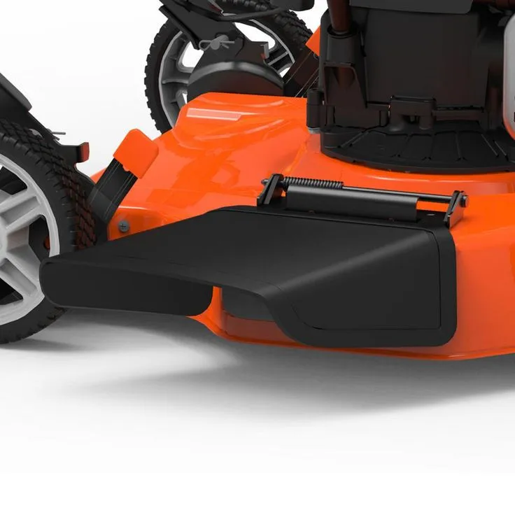YARD FORCE 20 in. 125 cc 450e Series Briggs and Stratton Gas Walk Behind Push Mower with Side-Discharge Cutting System, photo 5 of 6