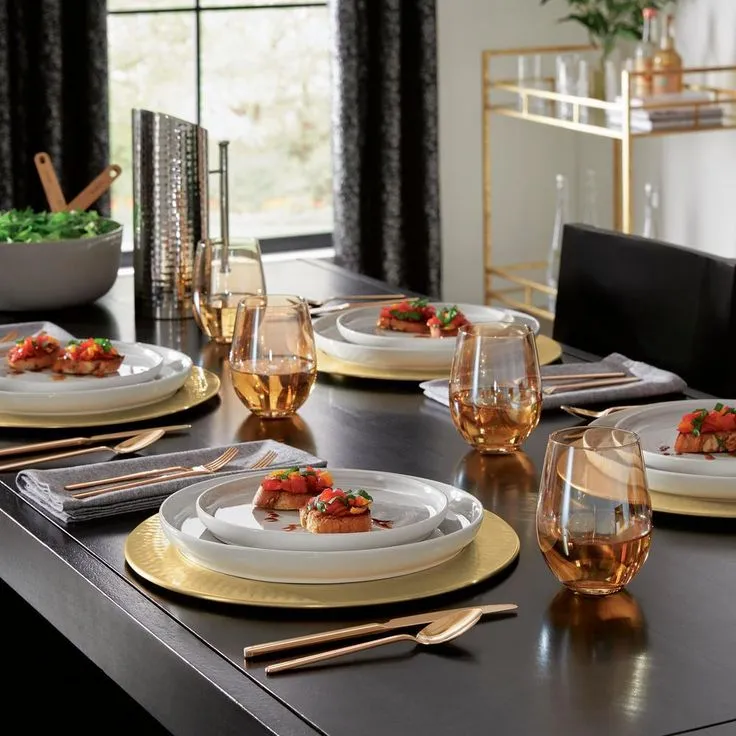 Brenner 20-Piece Stainless Steel with Copper Finish Flatware Set (Service for 4), photo 9 of 14