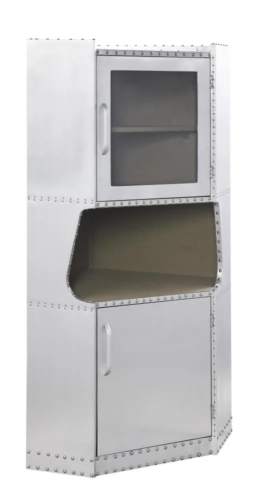 ACME FURNITURE Brancaster 30-in W x 57-in H Steel Aluminum Freestanding Utility Storage Cabinet, photo 4 of 4