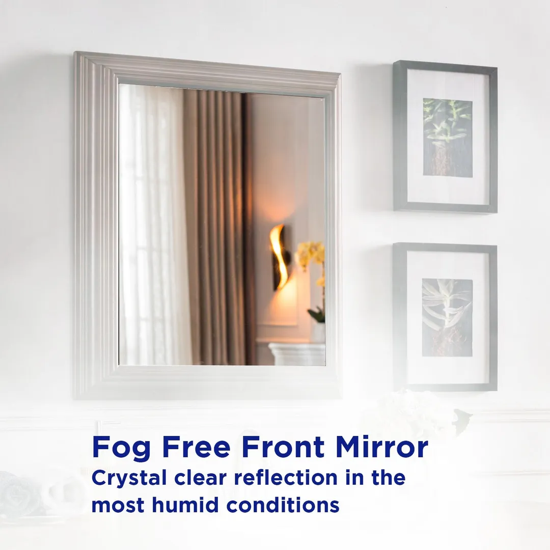 allen + roth 22.5-in x 27.5-in Fog Free Surface Mount Espresso Mirrored Soft Close Medicine Cabinet, photo 9 of 14